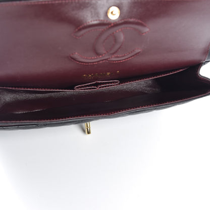 Chanel Lambskin Quilted Medium Double Flap Black 6 of 9