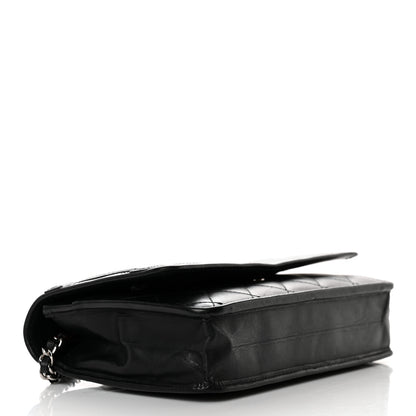 Chanel Calfskin Quilted Cambon Wallet on Chain WOC Black 4 of 13