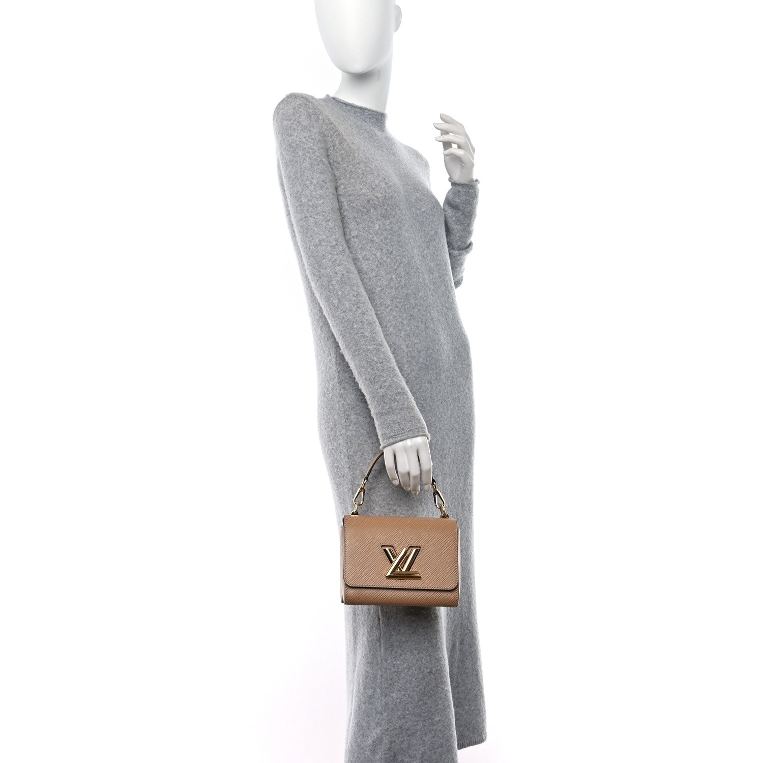 Louis Vuitton Epi Twist Shoulder Bag PM Camle 2 of 9