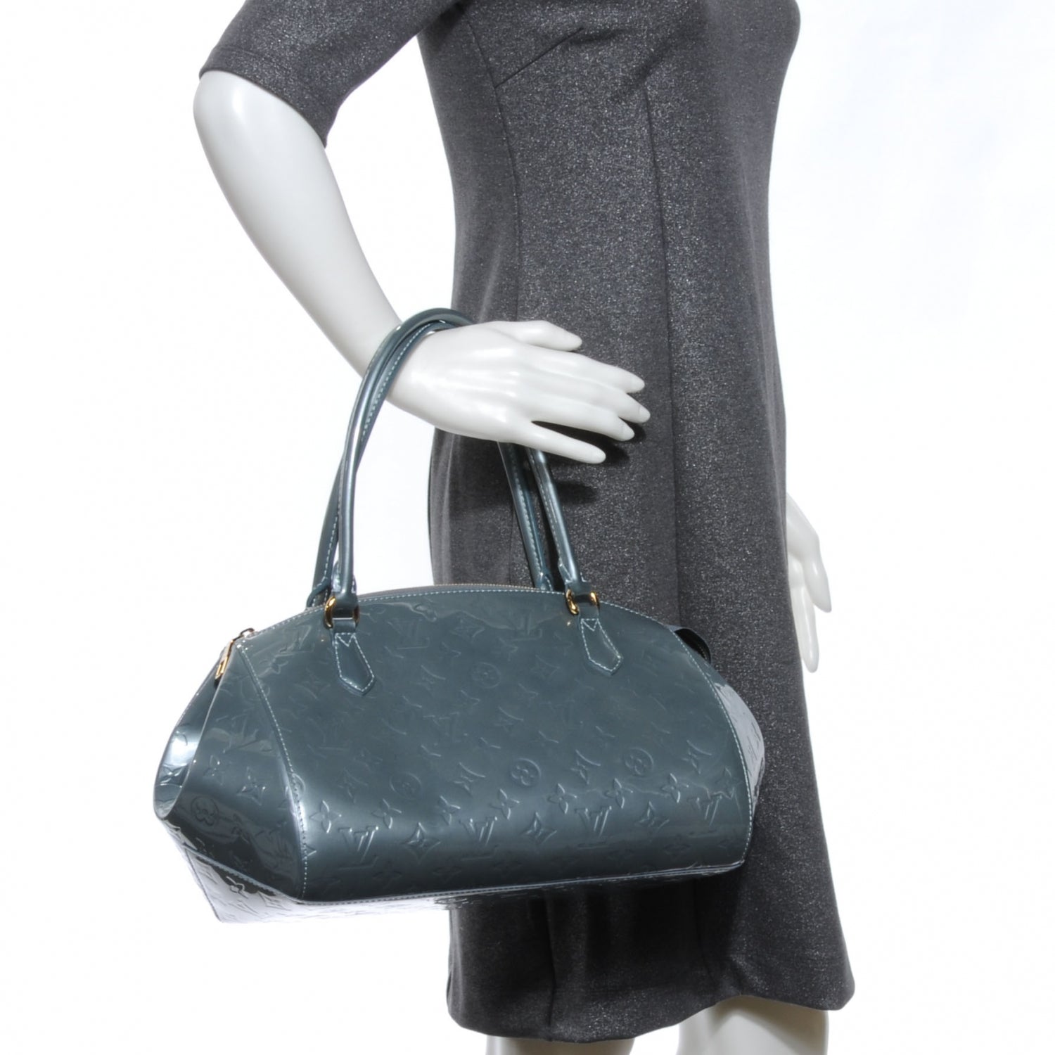 Louis Vuitton Vernis Sherwood GM Givre 2 of 8