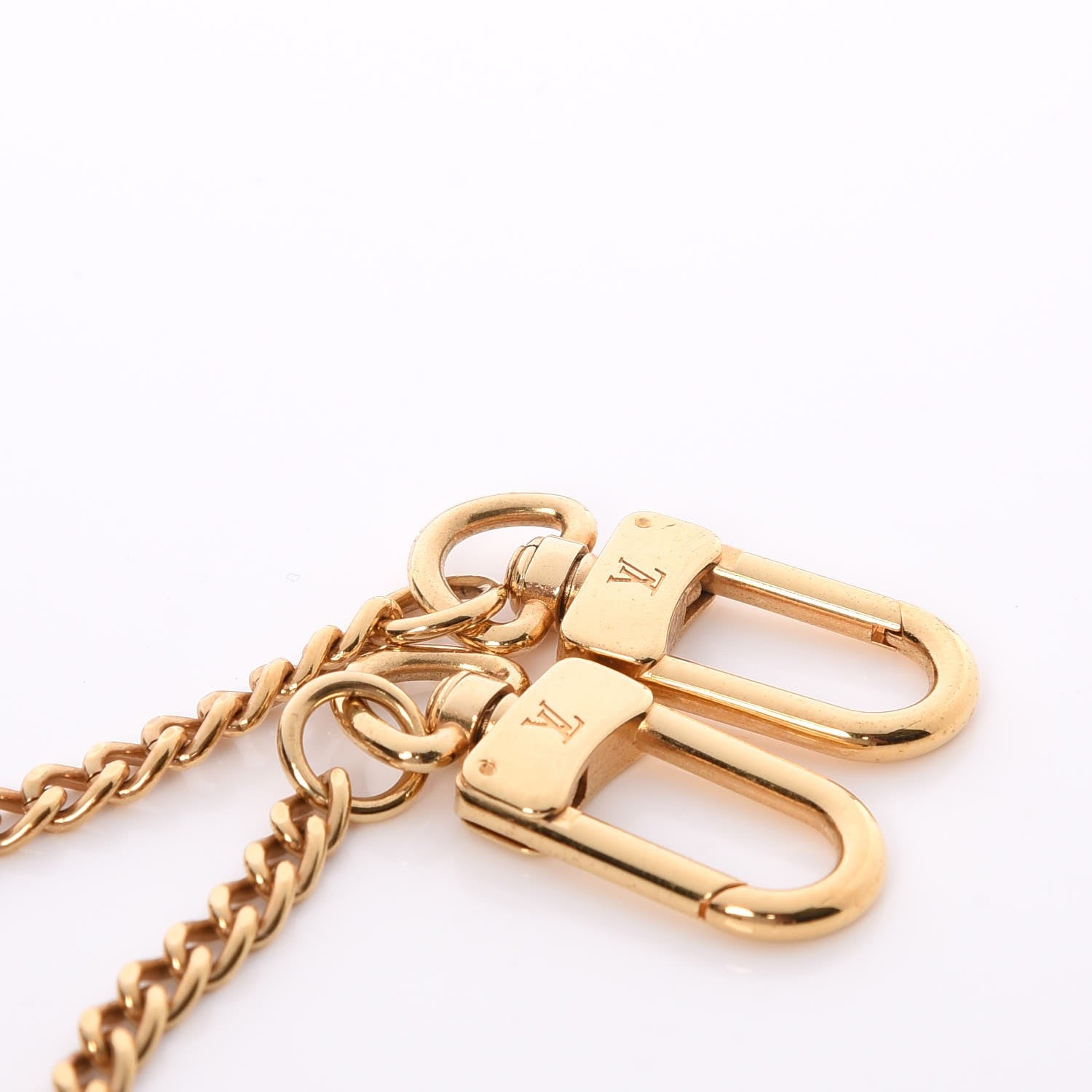 Louis Vuitton XL Pochette Extender Key Ring Chain Gold 3 of 3