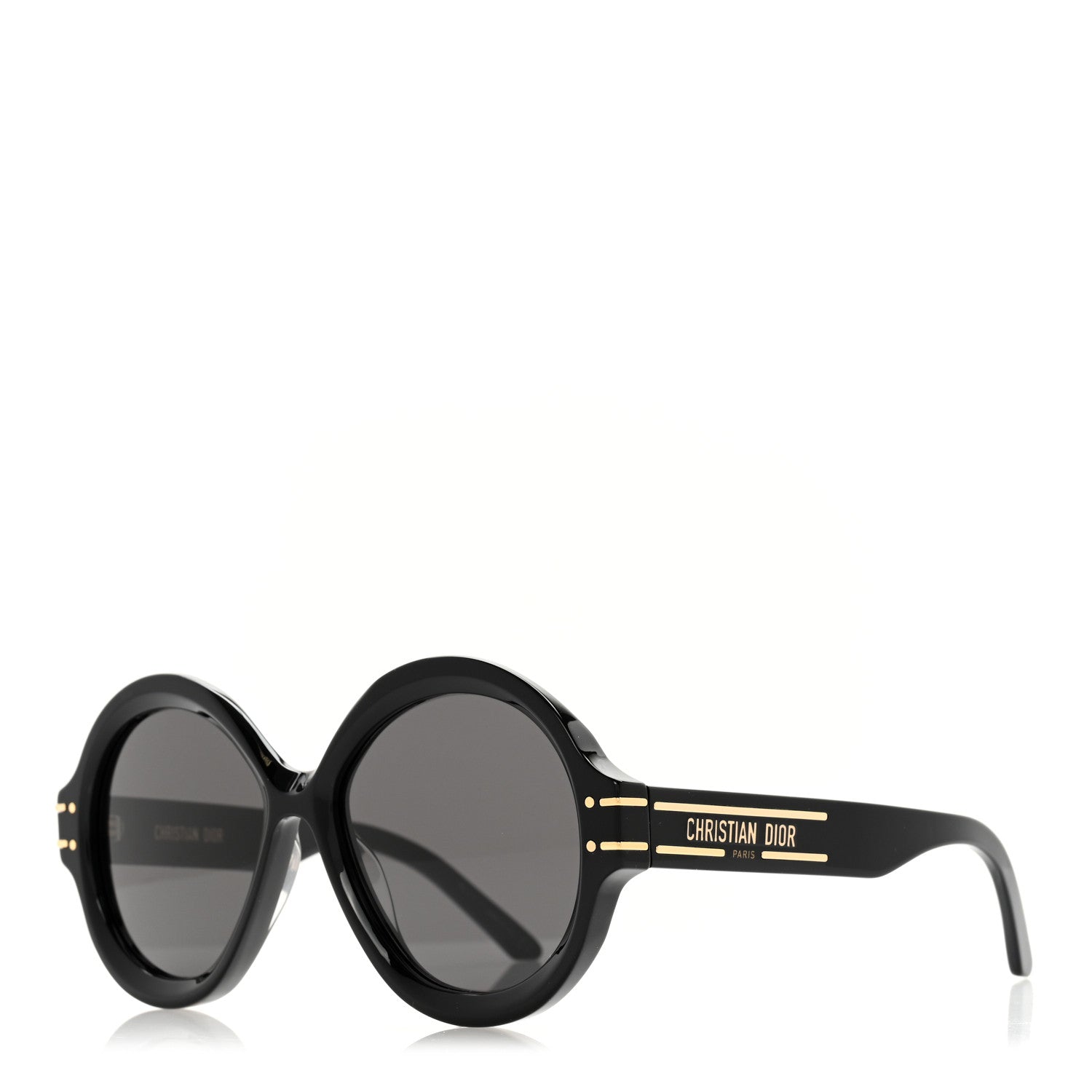 Christian Dior Diorsignature R1U Round Sunglasses Black 1 of 9