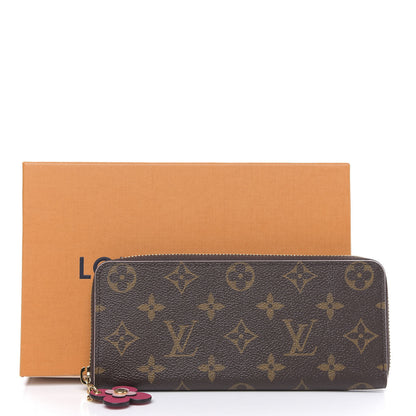 Louis Vuitton Monogram Blooming Flowers Clemence Wallet 8 of 8