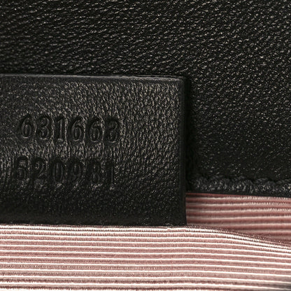 Gucci Lambskin Small Linea Matisse Top Handle Bag Black 7 of 9