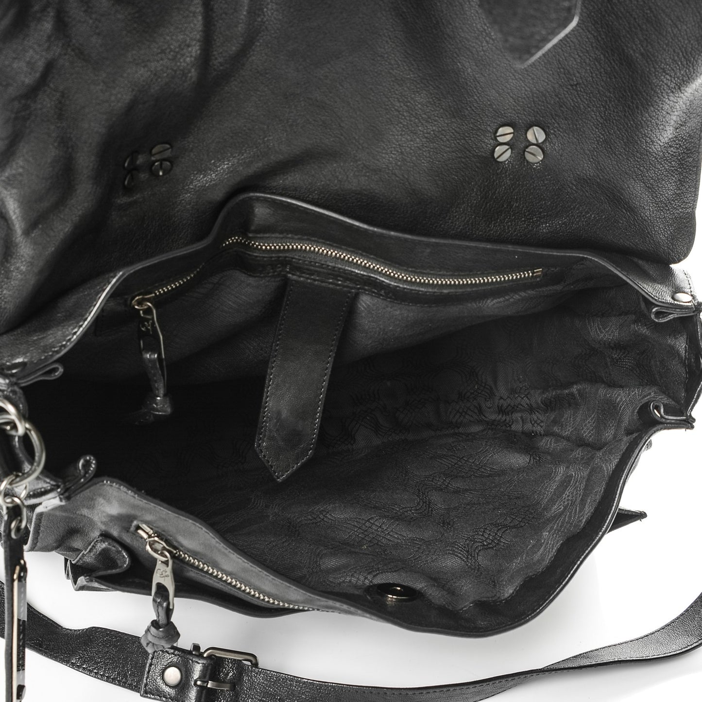 Lambskin Large PS1 Satchel Black