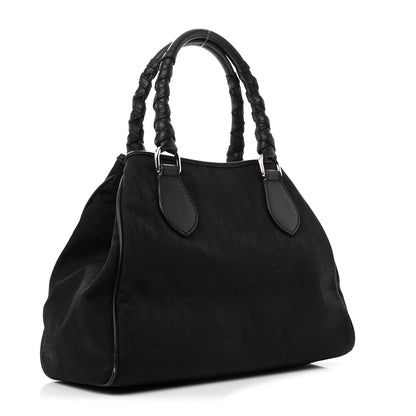 Christian Dior Nylon Monogram Small Lovely Tote Black 3 of 10
