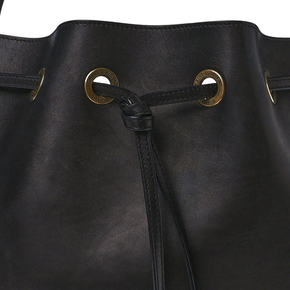 Saint Laurent Calfskin Medium Paris VII Flat Hobo Black 5 of 8