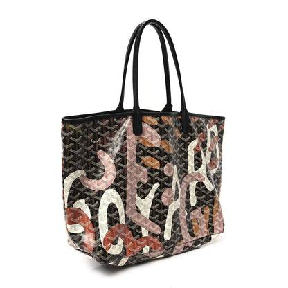 Goyard Goyardine Saint Louis Lettres Camouflage PM Black Pink Multicolor 4 of 11
