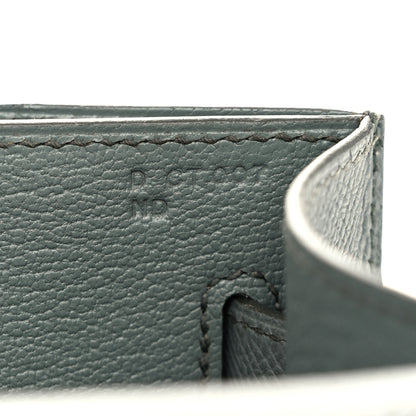 Hermes Epsom Kelly Depeches 25 Pouch Vert Amande 8 of 11