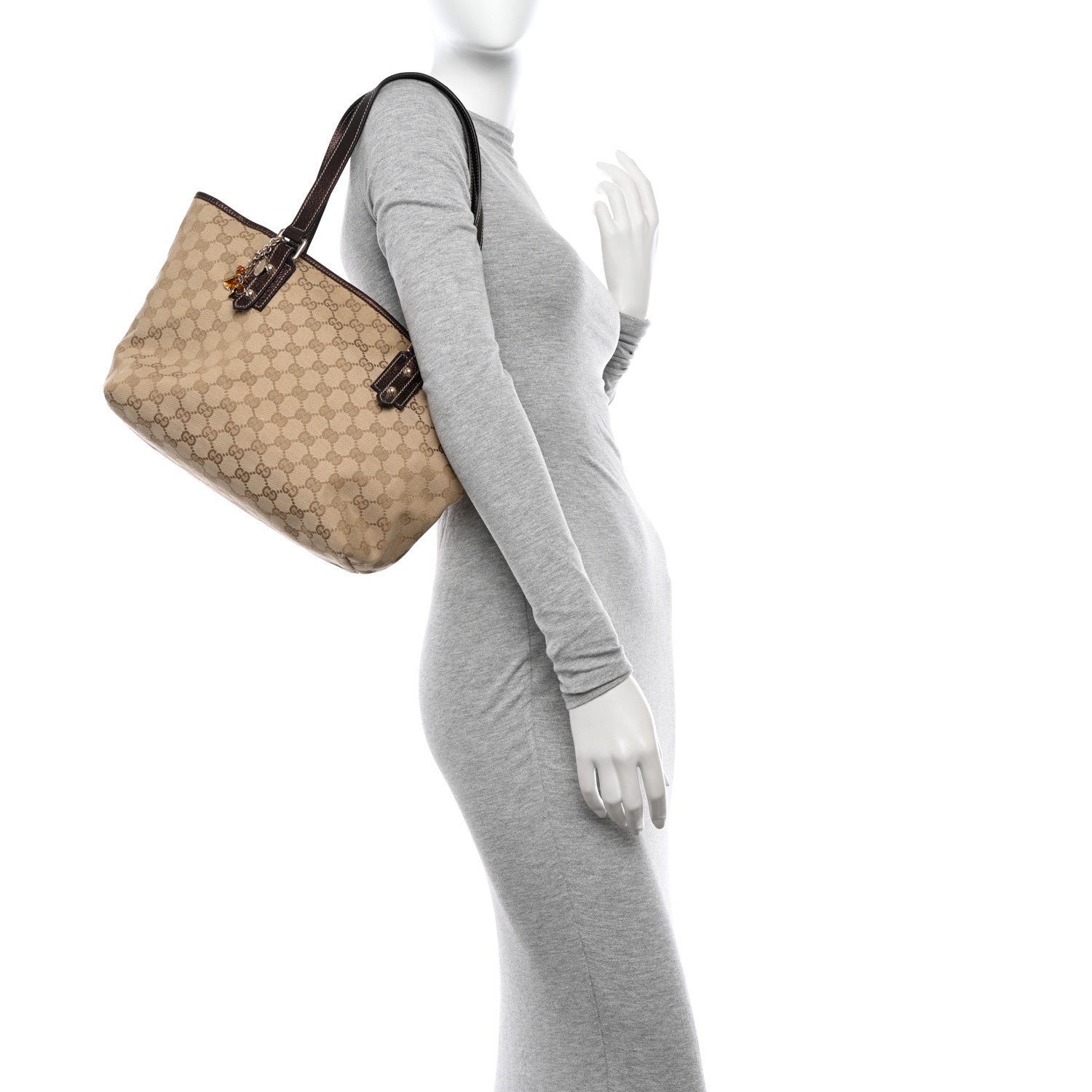 Gucci Monogram Medium Jolicoeur Metallic 2 of 10