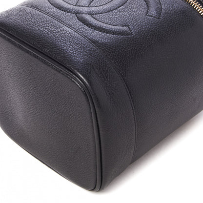 Chanel Caviar Vanity Cosmetic Case Black 4 of 9