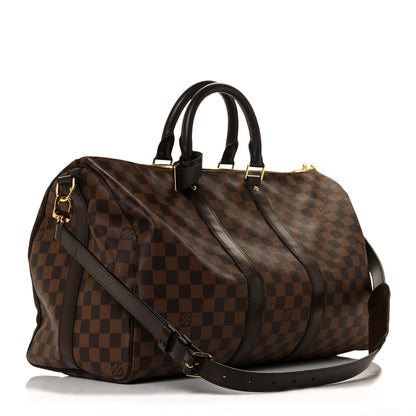 Louis Vuitton Damier Ebene Keepall Bandouliere 45 3 of 8