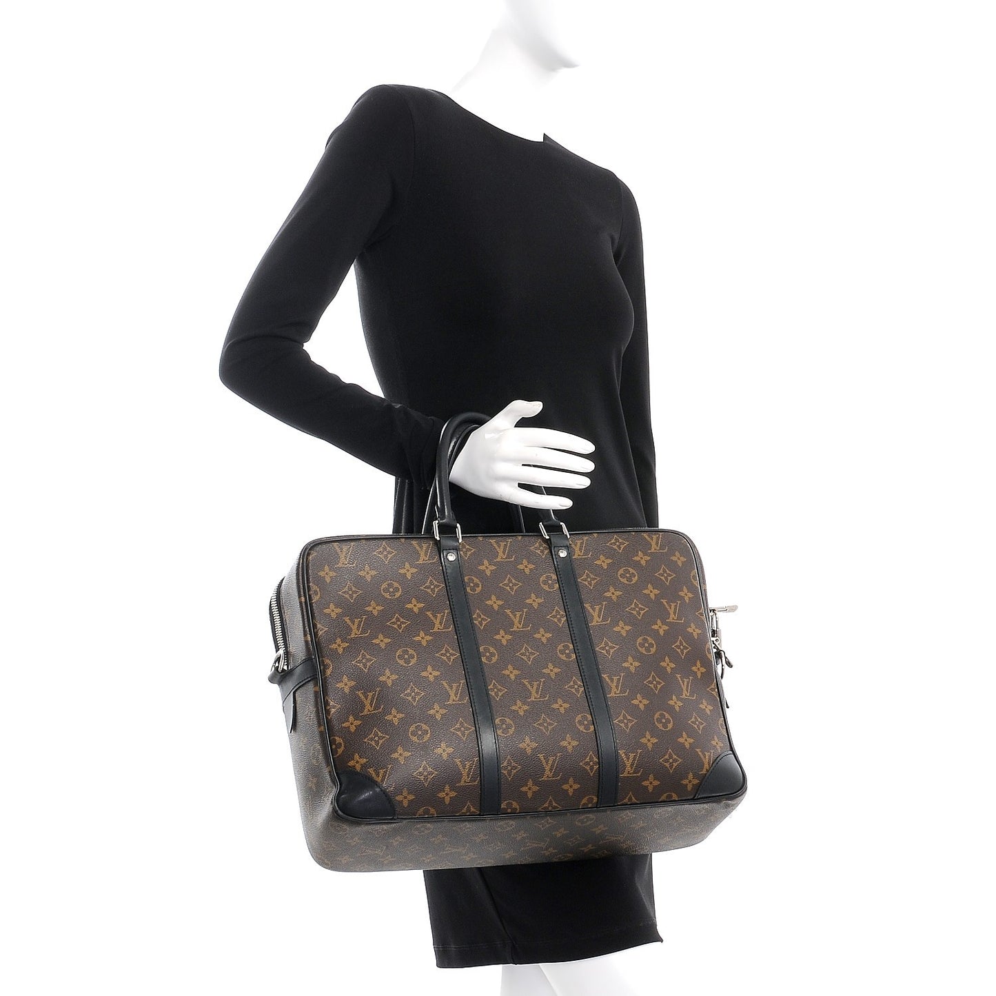 Monogram Macassar Porte-Documents Voyage GM