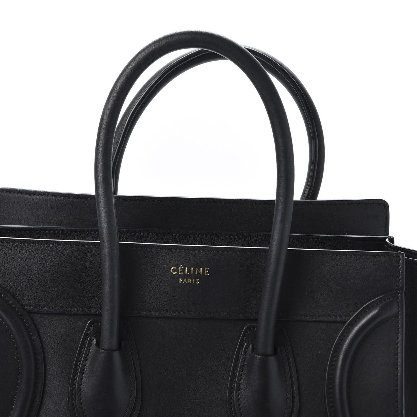 Smooth Calfskin Micro Luggage Black