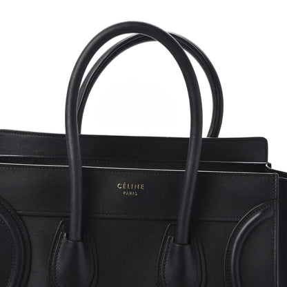 Celine Smooth Calfskin Micro Luggage Black 9 of 9