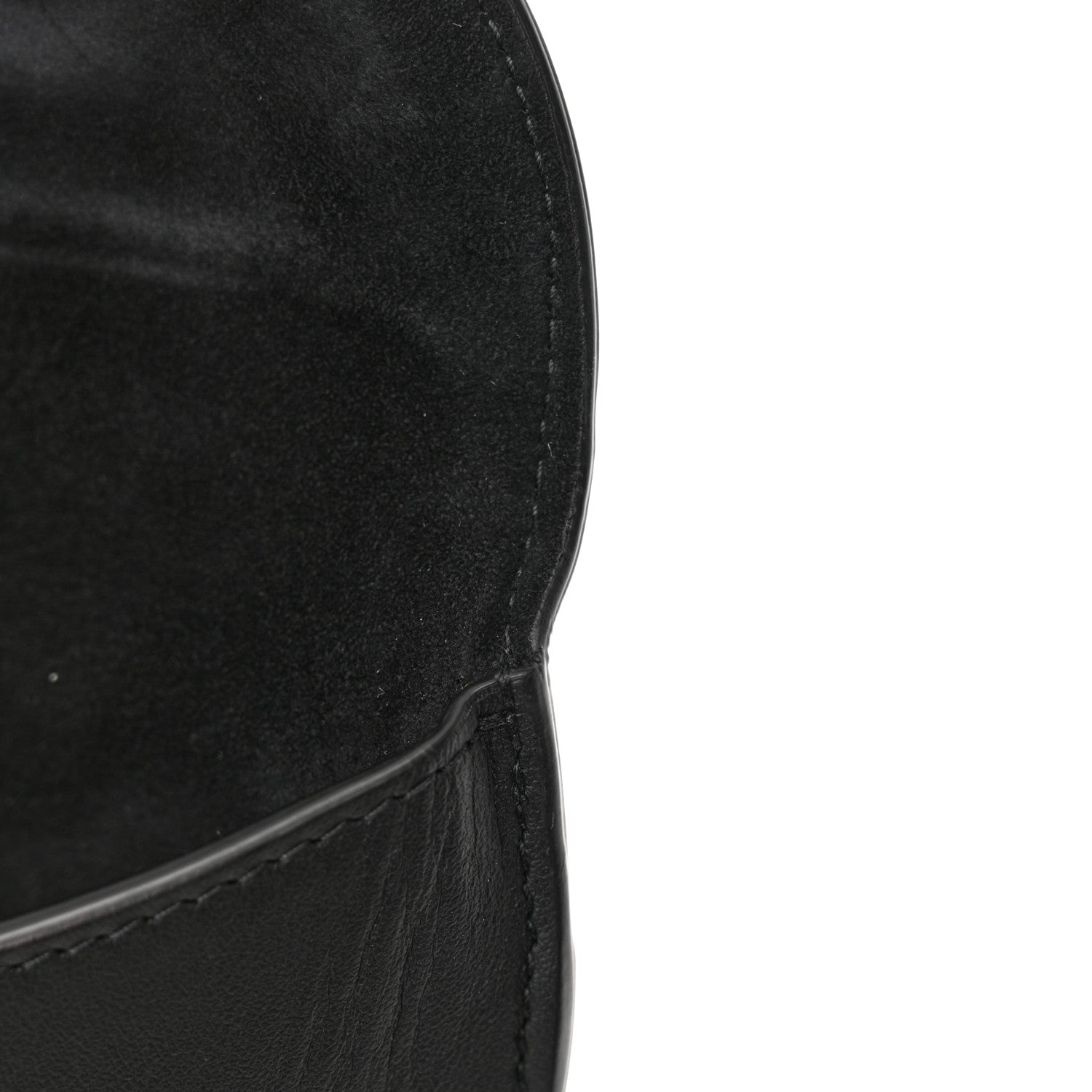 Christian Dior Ultra Matte Calfskin Saddle Belt Bag Black 10 of 10