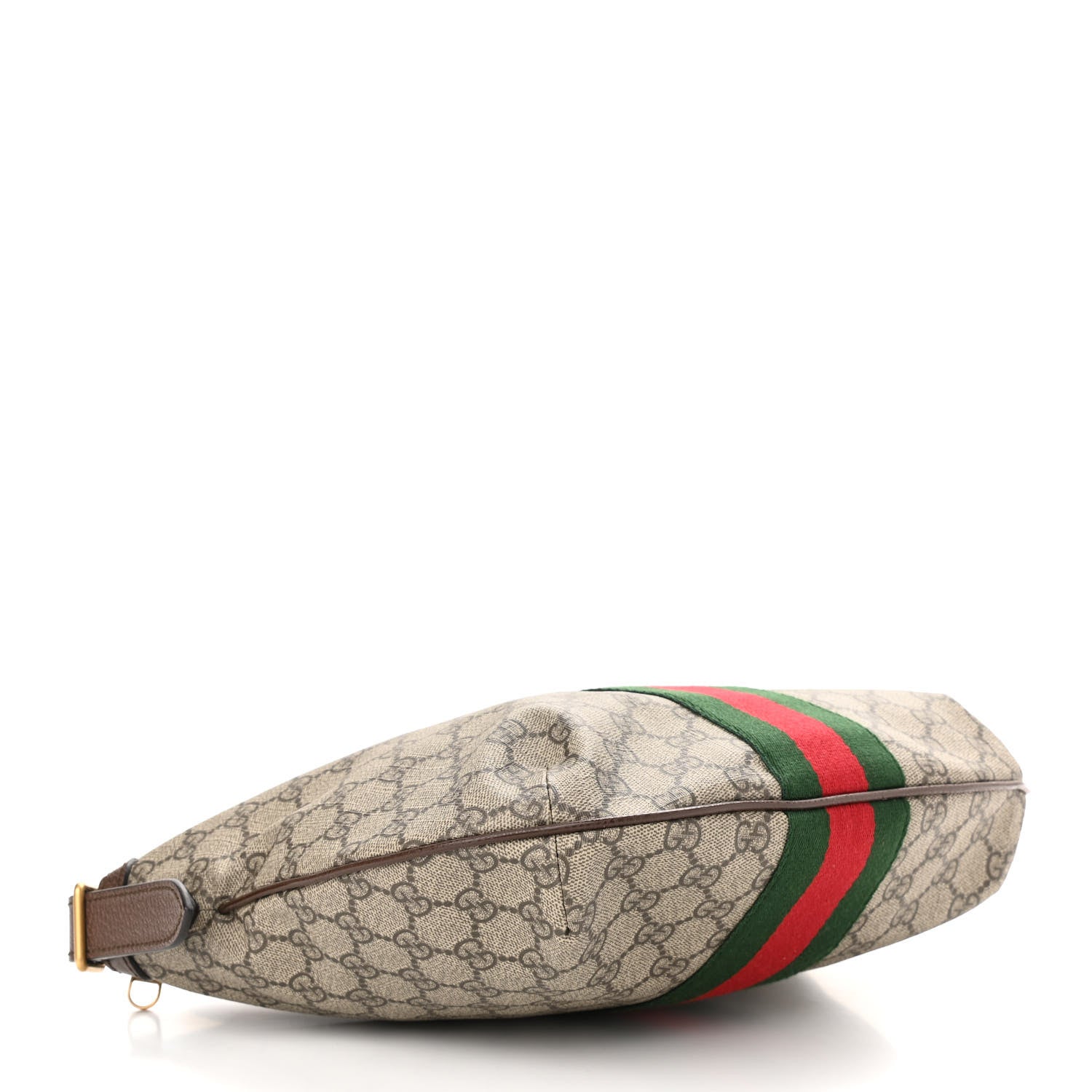 Gucci GG Supreme Monogram Web Small Ophidia Half Moon Hobo Brown 4 of 9
