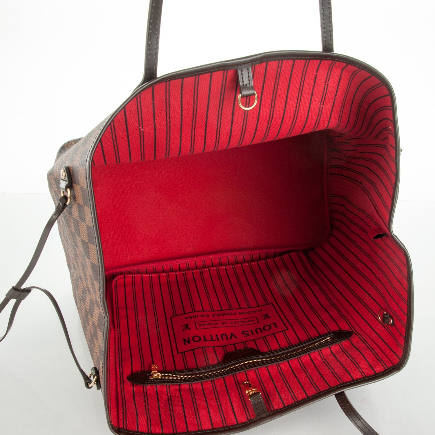 Louis Vuitton Damier Ebene Neo Neverfull GM 5 of 9