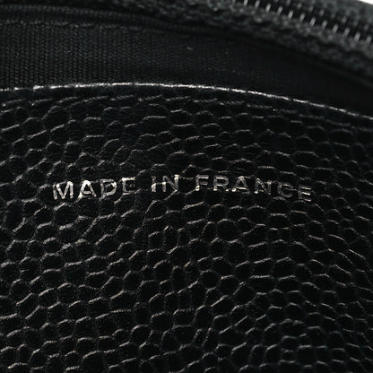 Chanel Caviar Half Moon Wallet On Chain WOC Black 7 of 12