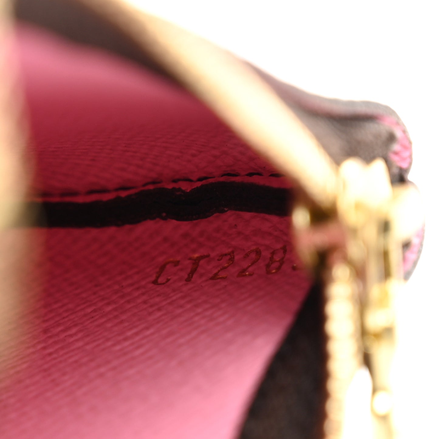 Monogram 2023 Christmas Animation Alpine Key Pouch Pink