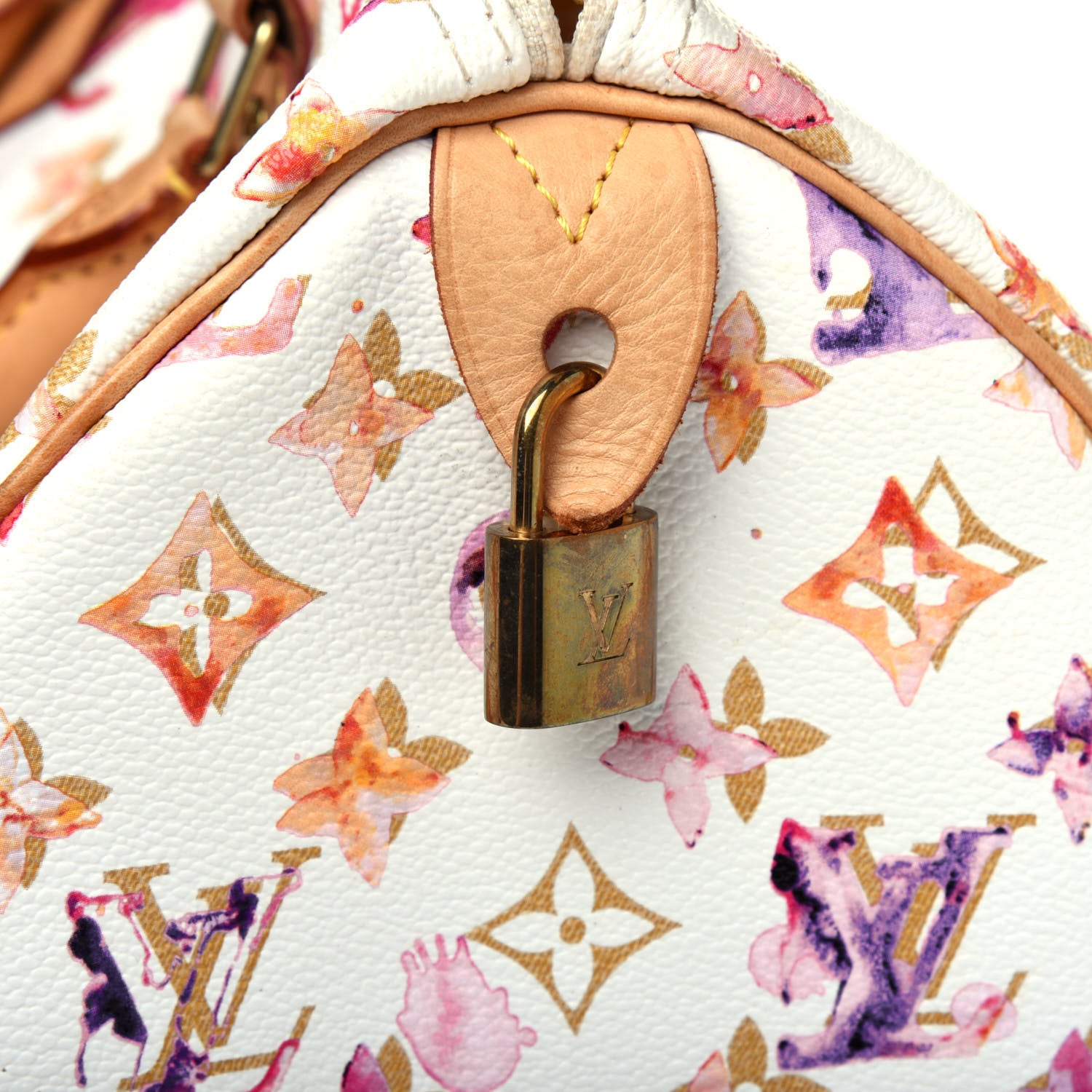Louis Vuitton Watercolor Aquarelle Speedy 35 White 18 of 19