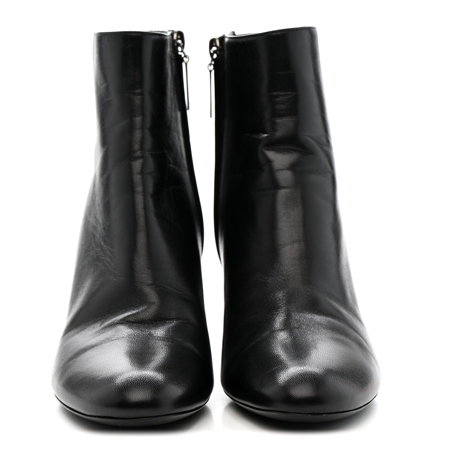 Nappa Vendome Loulou Ankle Zip Boot 36.5 Black