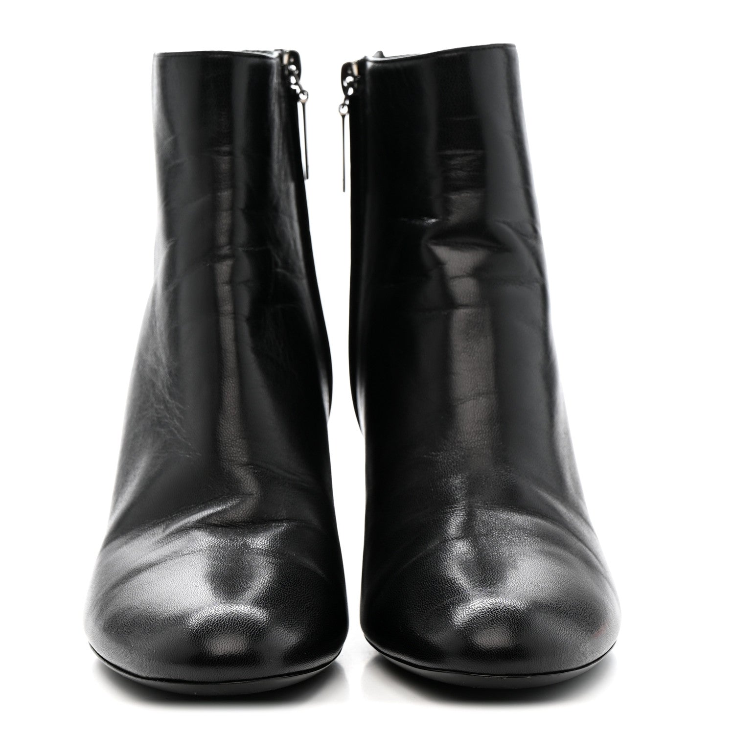 Saint Laurent Nappa Vendome Loulou Ankle Zip Boot 36.5 Black 2 of 11