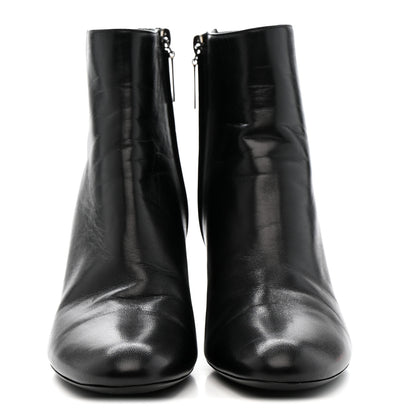 Saint Laurent Nappa Vendome Loulou Ankle Zip Boot 36.5 Black 2 of 11