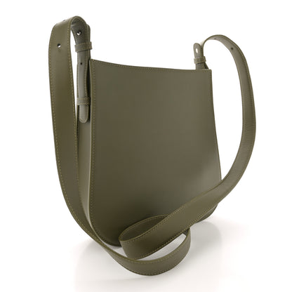 Loro Piana Grained Calfskin Fleur Crossbody Green 3 of 12