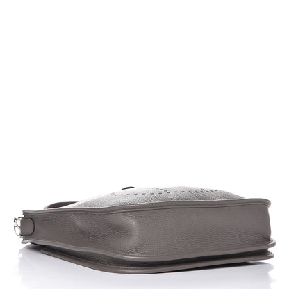 Hermes Taurillon Clemence Evelyne III PM Etain 4 of 8