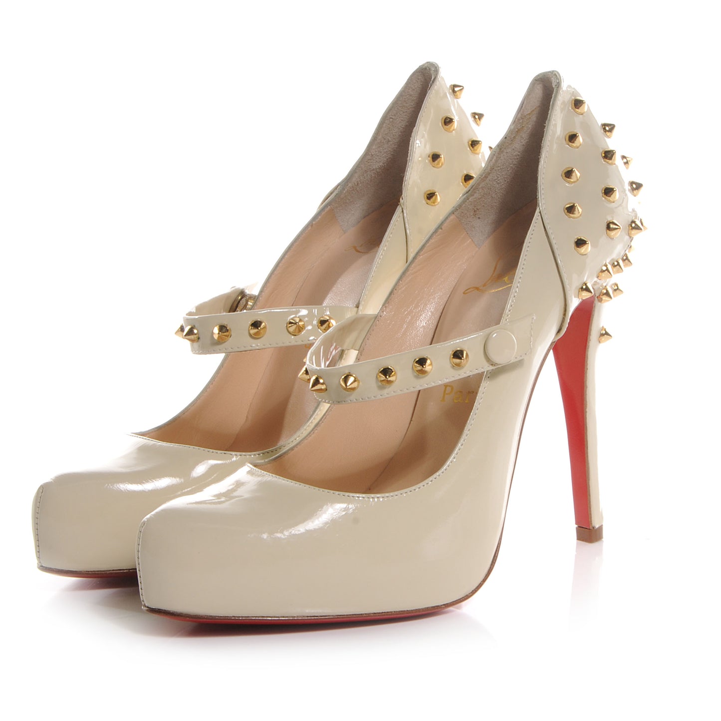 Patent Mad Mary 120 Pumps 38 Off White