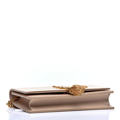 Saint Laurent Smooth Calfskin Classic Monogram Kate Tassel Chain Wallet Nude Powder 4 of 10