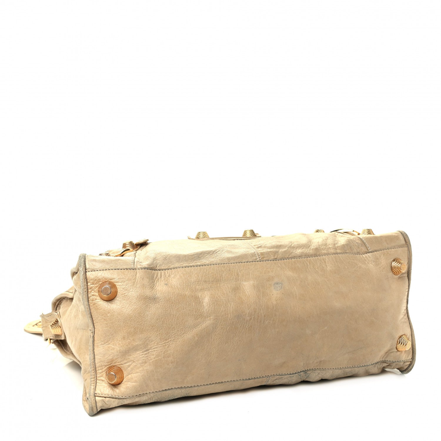 Balenciaga Goatskin Giant 21 Gold Hardware Part Time Natural 3 of 7