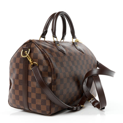 Louis Vuitton Damier Ebene Speedy Bandouliere 30 3 of 14