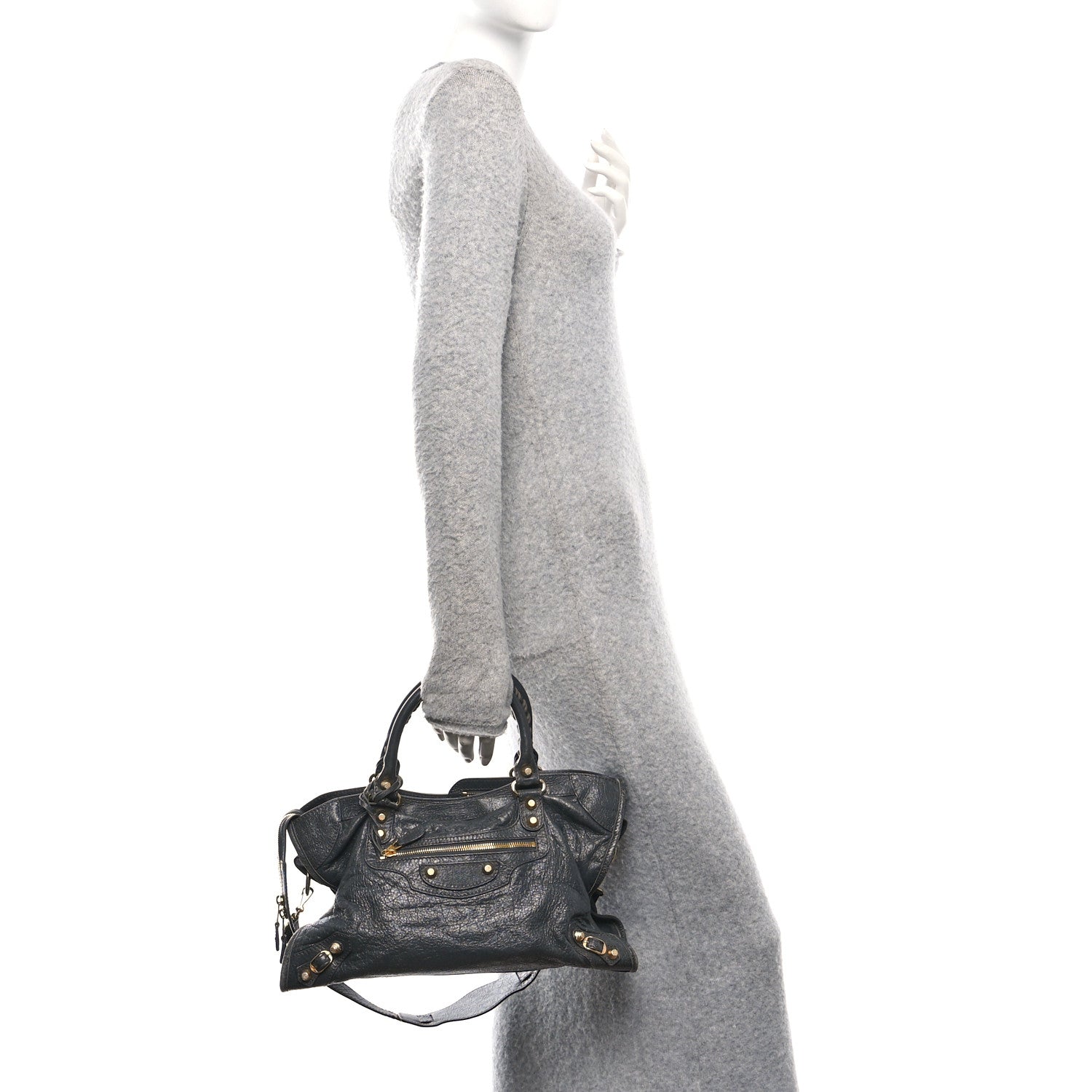 Balenciaga Agneau Giant 12 Gold Hardware City Gris Fossile 2 of 9