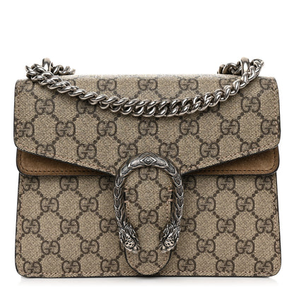 Gucci GG Supreme Monogram Mini Dionysus Shoulder Bag Taupe 1 of 13