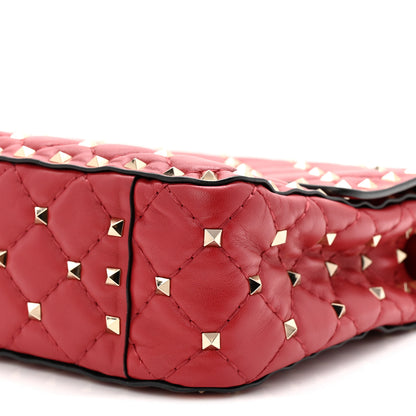 Valentino Garavani Nappa Medium Rockstud Spike Shoulder Bag Rosso Valentino 9 of 9