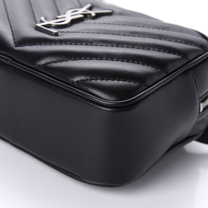 Saint Laurent Calfskin Matelasse Monogram Lou Belt Bag Black 7 of 10