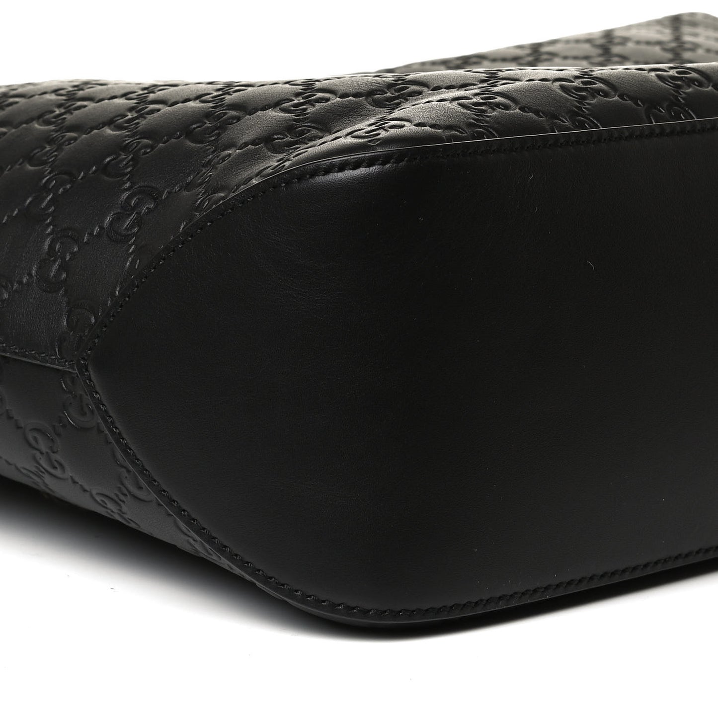 Guccissima Signature Large Linea A Hobo Black