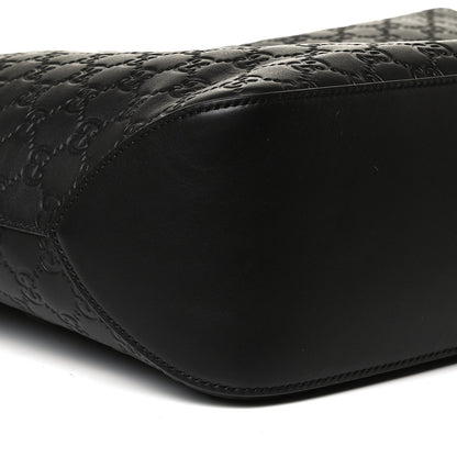 Gucci Guccissima Signature Large Linea A Hobo Black 5 of 13