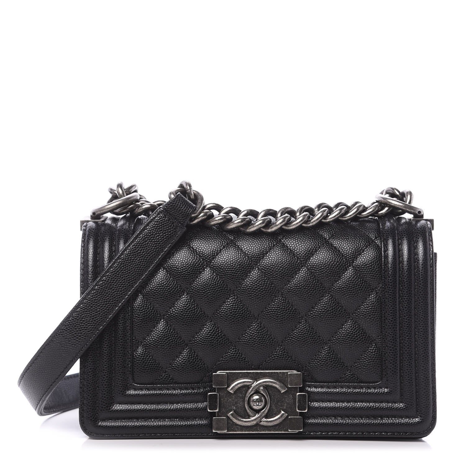 Chanel Caviar Quilted Small Boy Flap Black 1 of 21