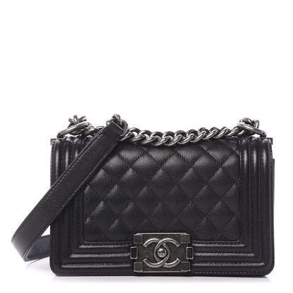 Chanel Caviar Quilted Small Boy Flap Black 1 of 21