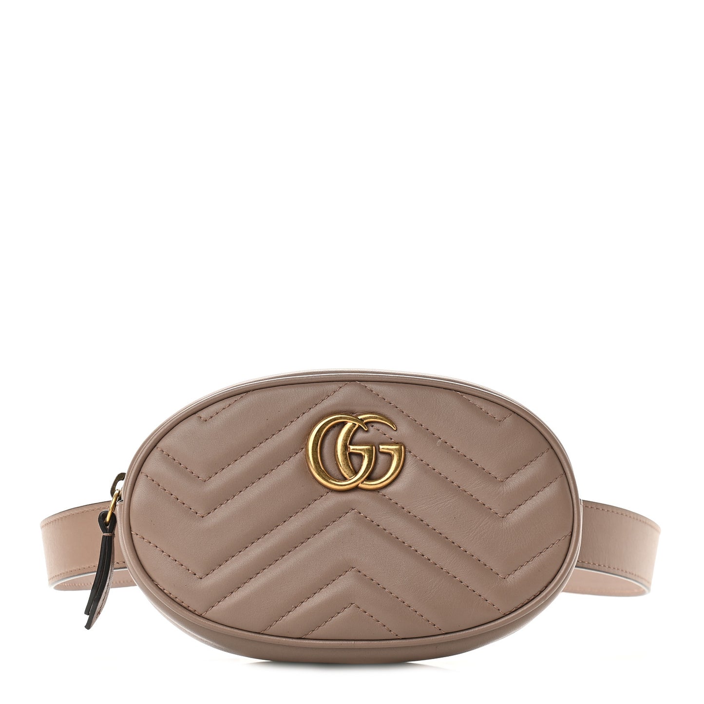 Calfskin Matelasse GG Marmont Belt Bag 95 38 Porcelain Rose