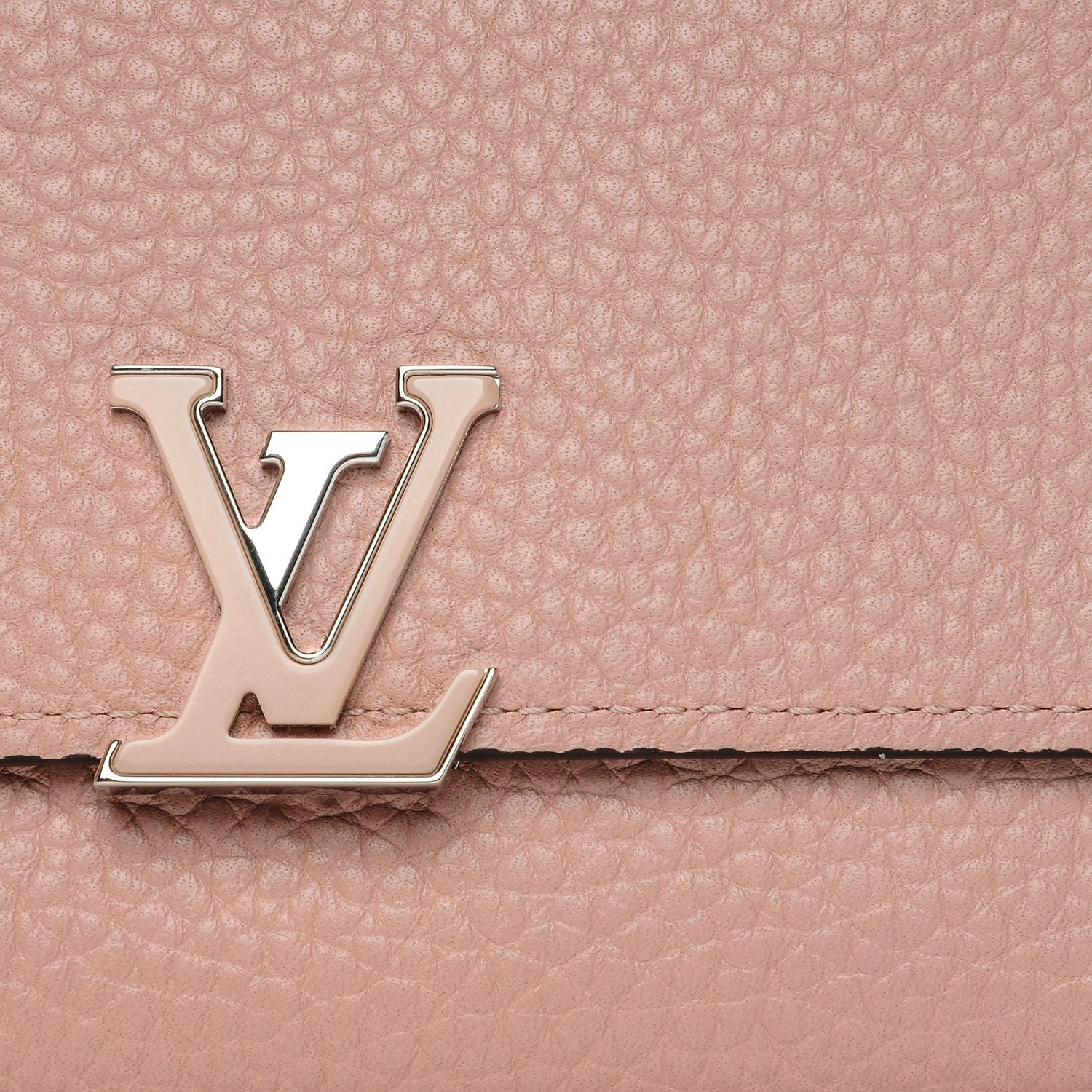 Louis Vuitton Taurillon Capucines Compact Wallet Magnolia 8 of 8