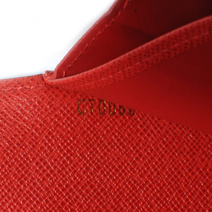 Louis Vuitton Monogram Groom Sarah Wallet Red 6 of 6