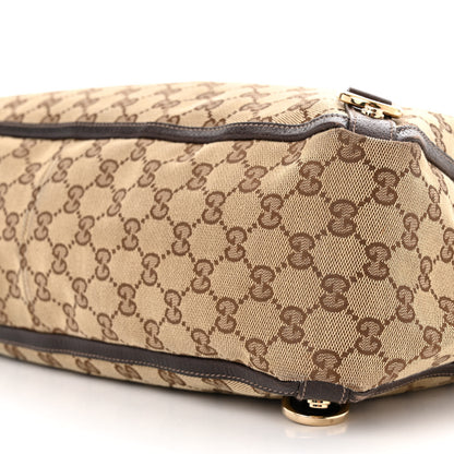 Gucci Monogram Large Abbey Tote Dark Brown 10 of 13