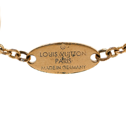 Louis Vuitton Brass Flower Full Bracelet Gold 5 of 5