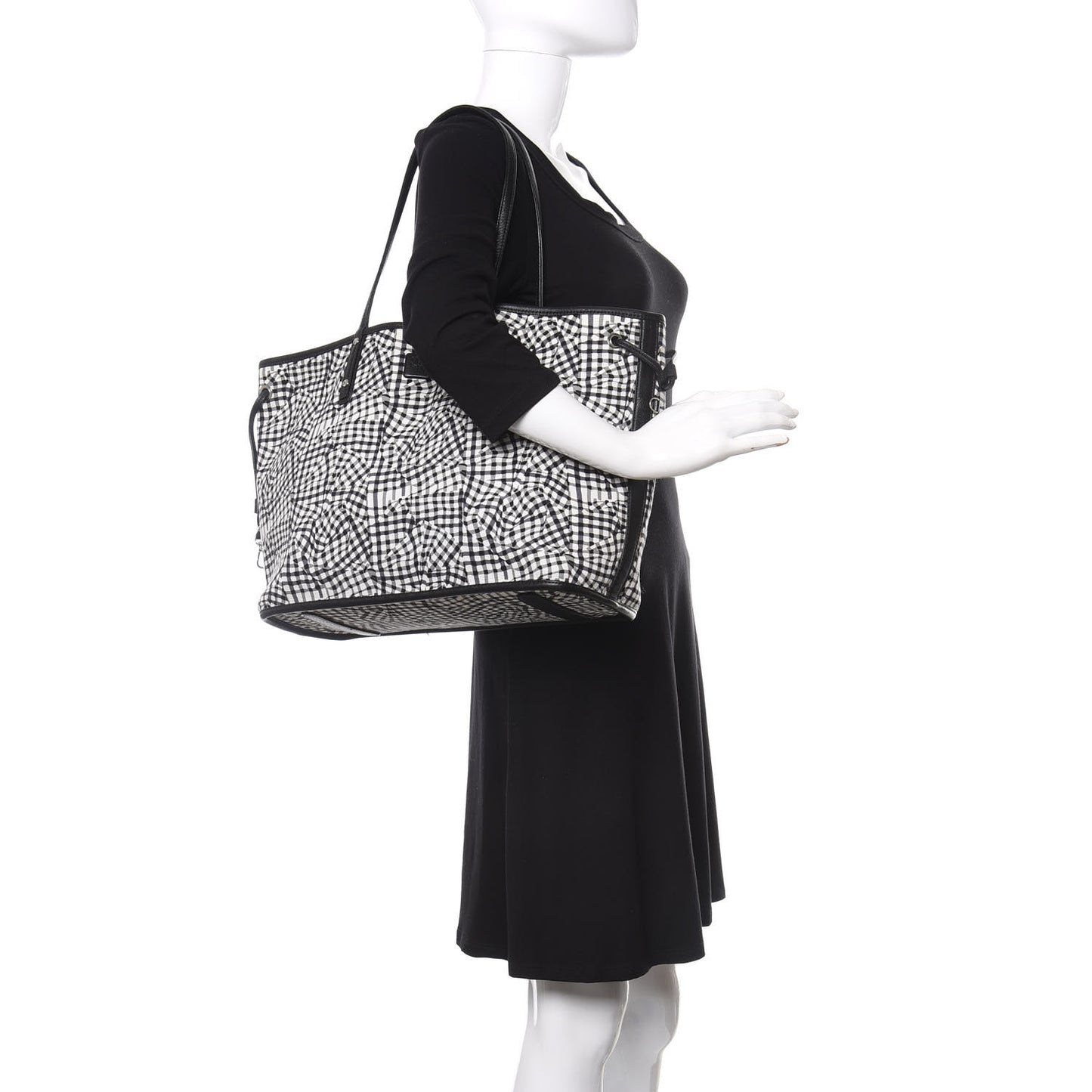 Visetos Medium Project Reversible Shopper Tote Black