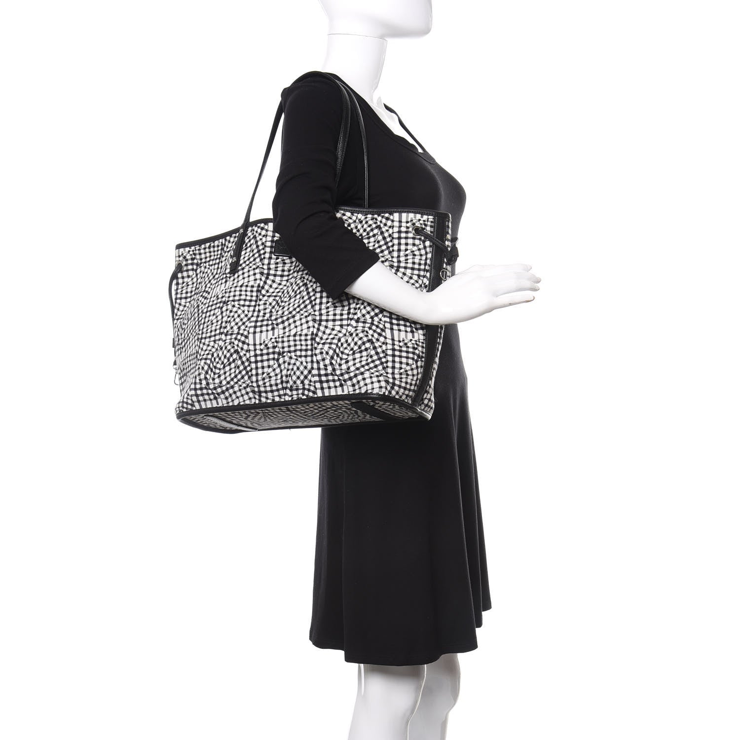 MCM Visetos Medium Project Reversible Shopper Tote Black 2 of 16
