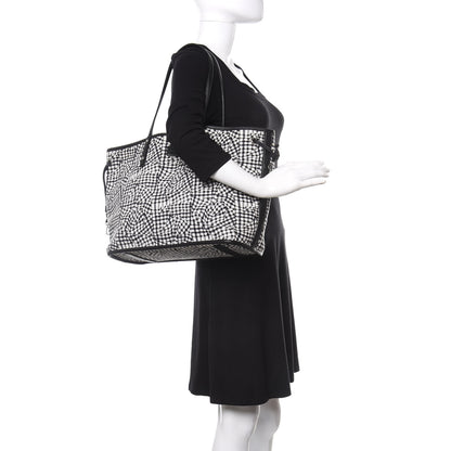 MCM Visetos Medium Project Reversible Shopper Tote Black 2 of 16